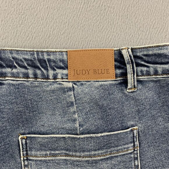 Judy Blue Jeans Womens 20W Blue Denim Jogger Drawstring Plus Pockets JB88779 - Picture 16 of 16
